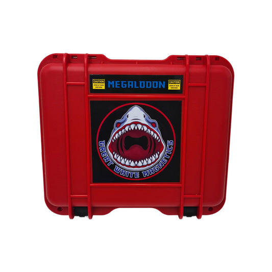 Heavy Duty Case - Great White Magnetics - Red - Megalodon