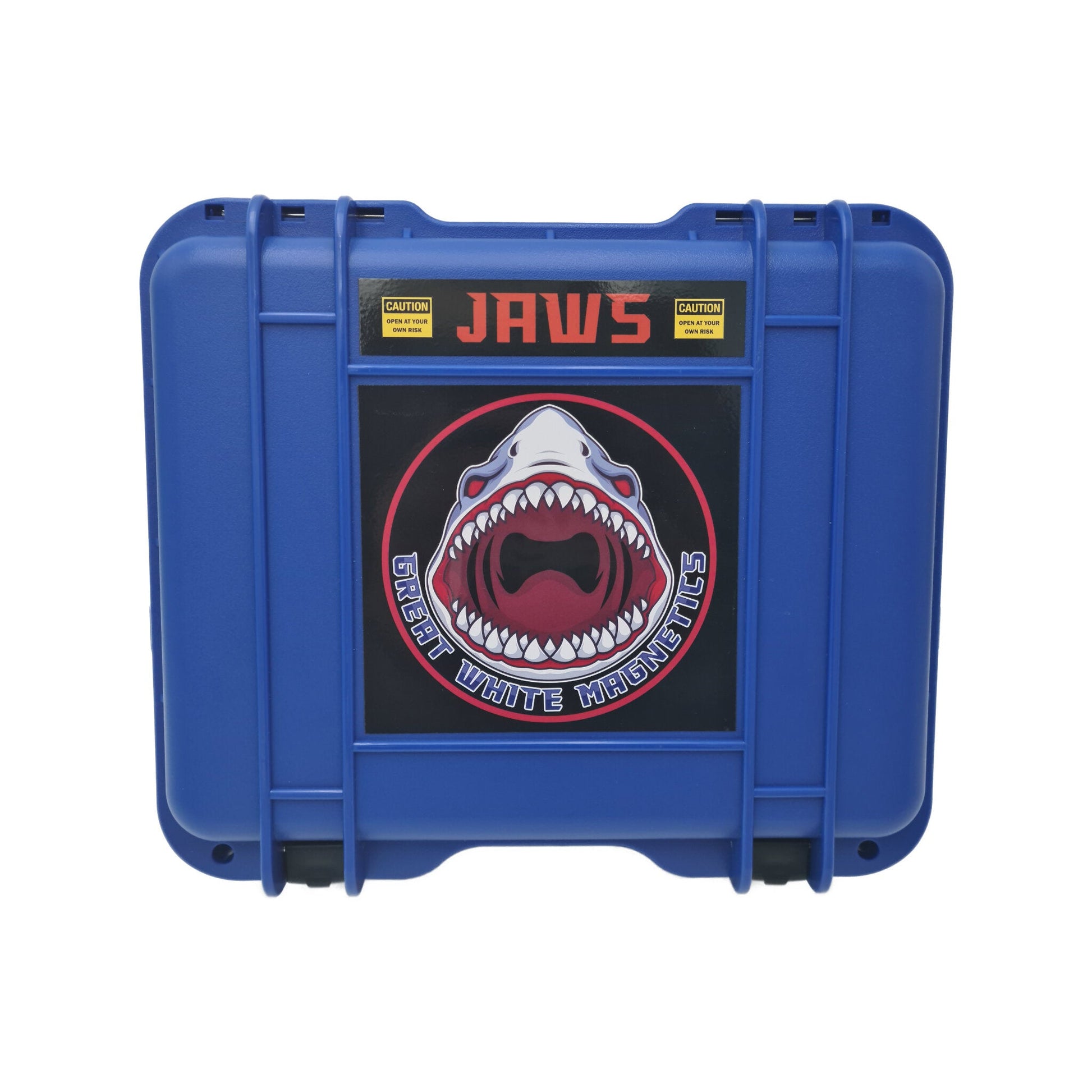 Heavy duty blue case for magnet fishing jaws kit
