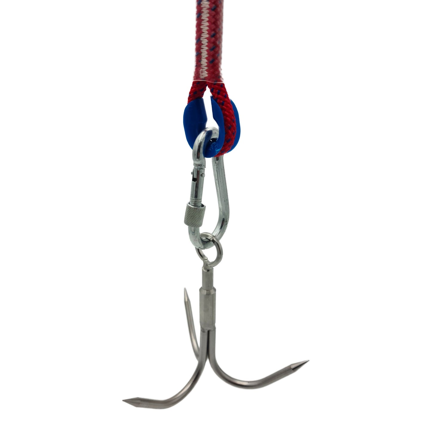 Grappling hook for magnet fishing jaws kit