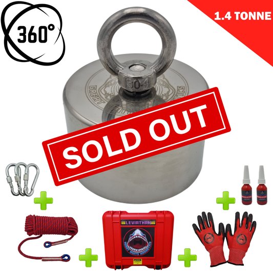 LEVIATHAN - 1.4 Tonne Legendary 360° Magnet Fishing Kit